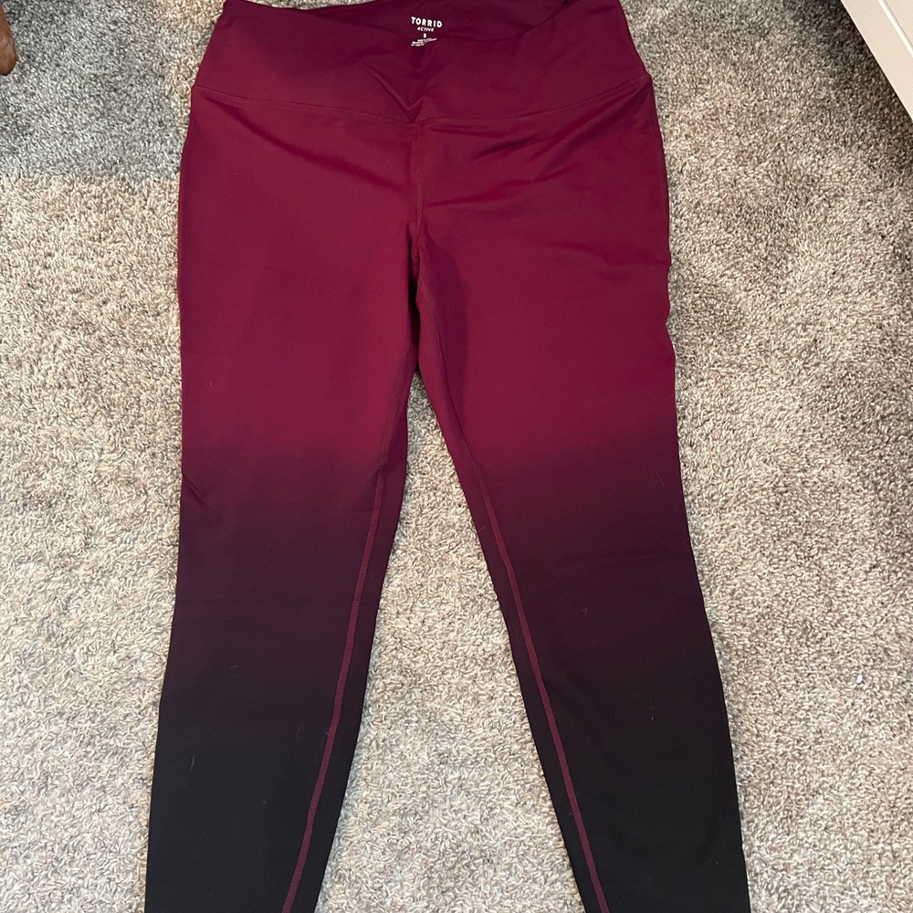 Ombré workout pants; Active wear from Torrid